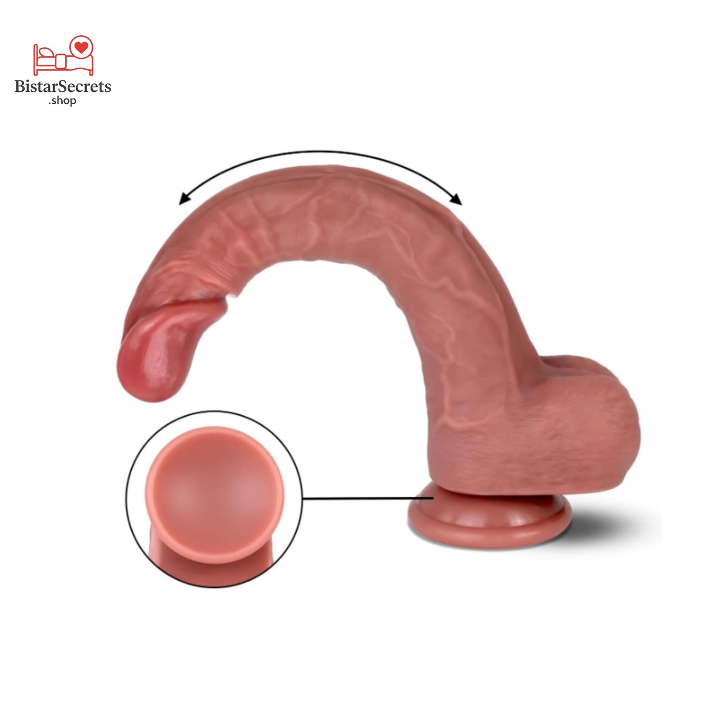 7 Inch Ultra Soft Thick Anal Dildo in Pakistan