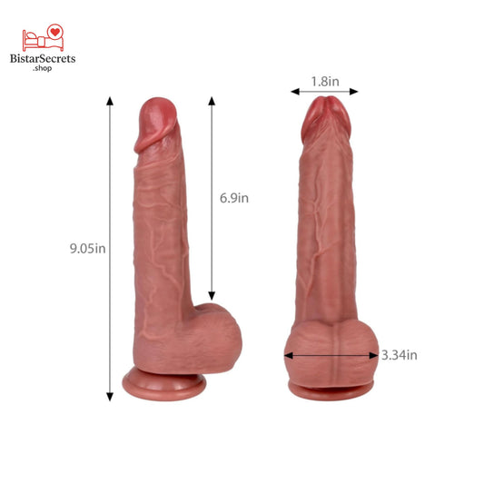 7 Inch Ultra Soft Thick Anal Dildo in Pakistan
