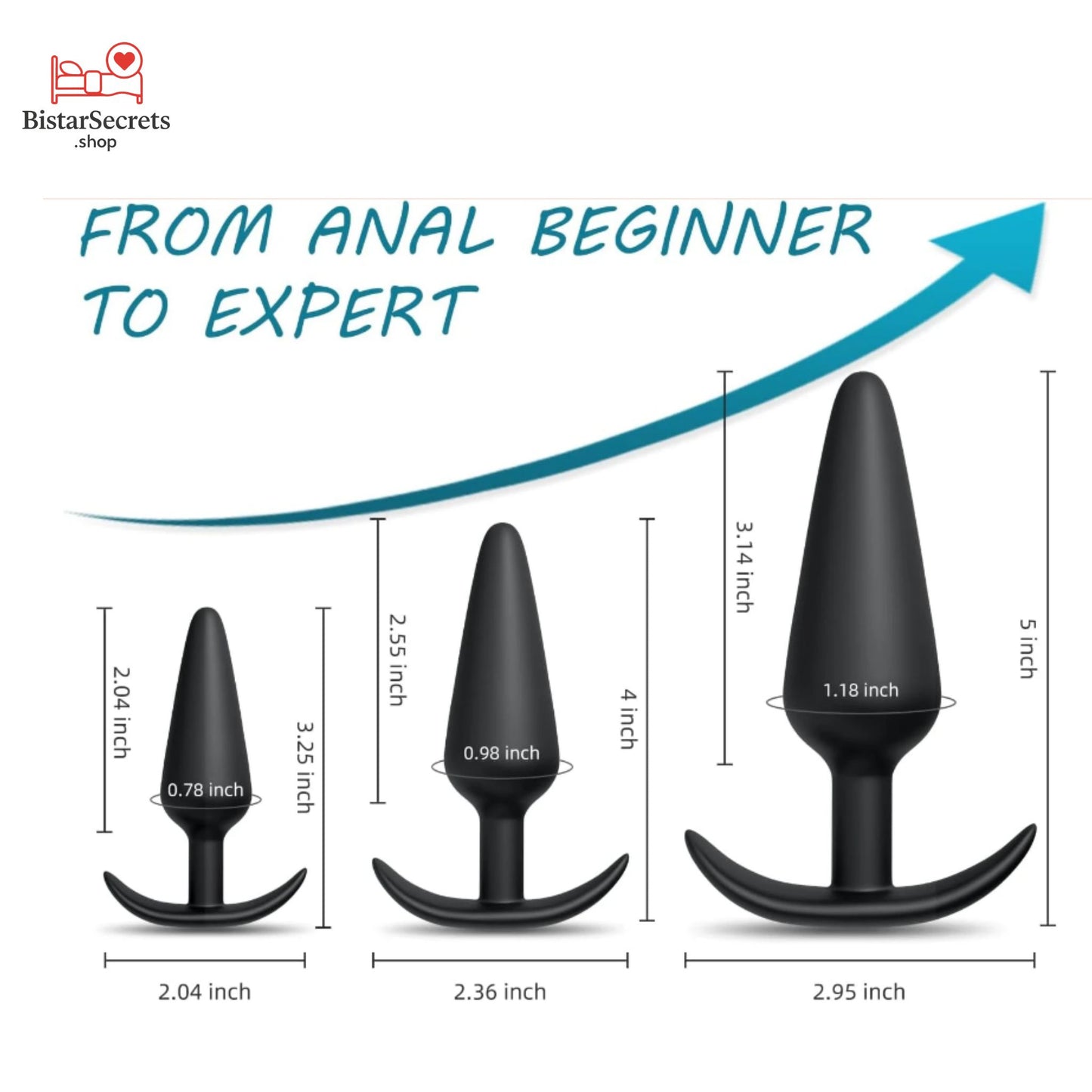 Lovehoney Triple Base Anal Training Kit